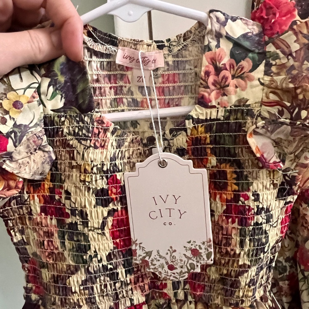 Ivy City Co Rose Vine Hattie Girls 2T